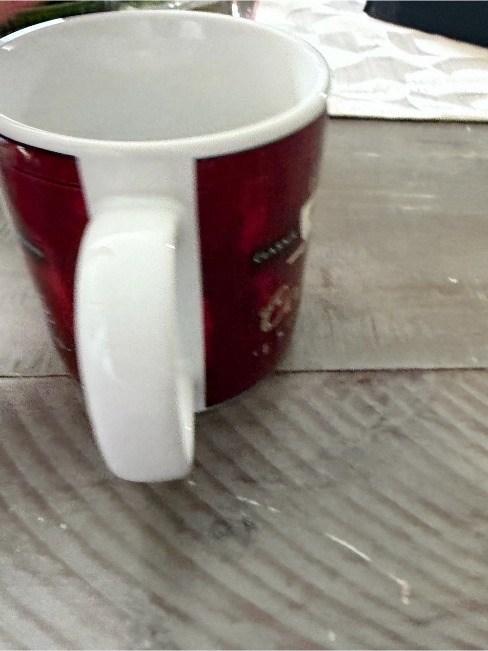 Sakura Red Caffé Espresso Ceramic Coffee cup - Picture 4 of 5